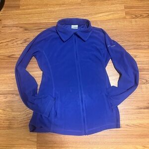 Y2K Blue Columbia Zip Up